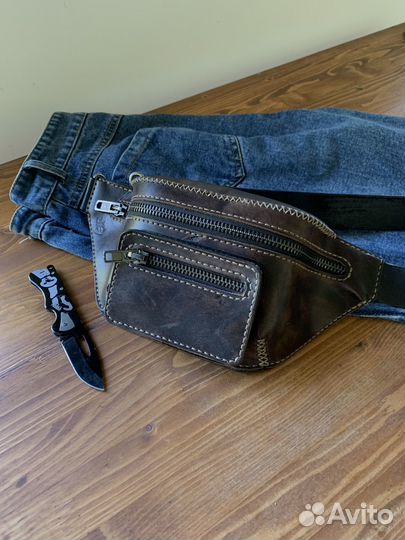 Мужская кожаная сумка