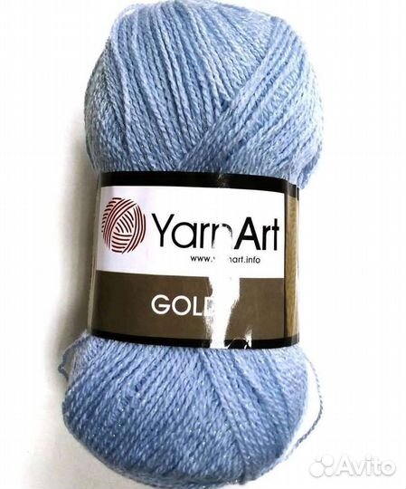 Пряжа Gold люрекс