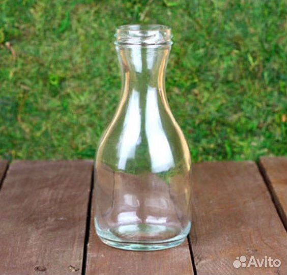Стеклянная бутылочка, 0.25 л, то-43