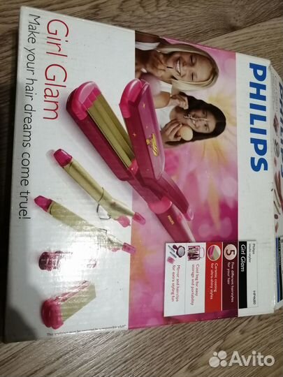 Щипцы для завивки волос philips