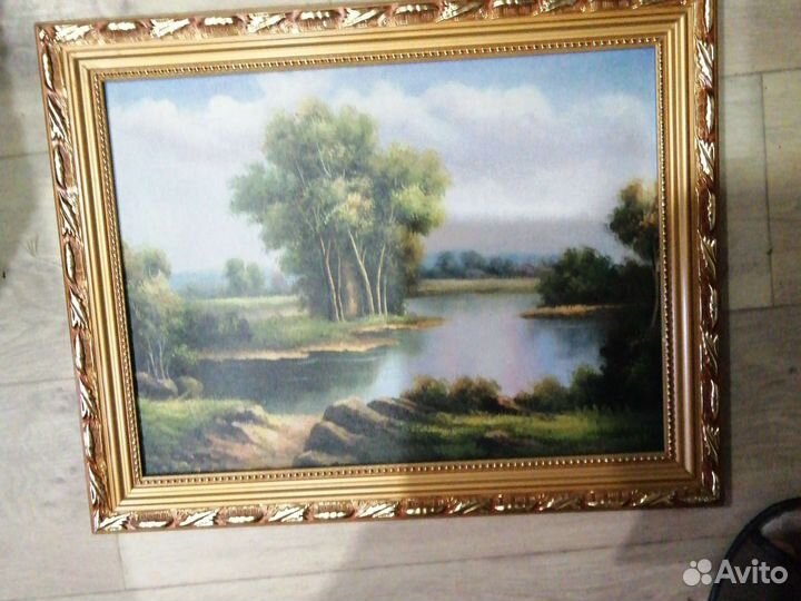 2 Картины на холсте 47,37см Отл сост