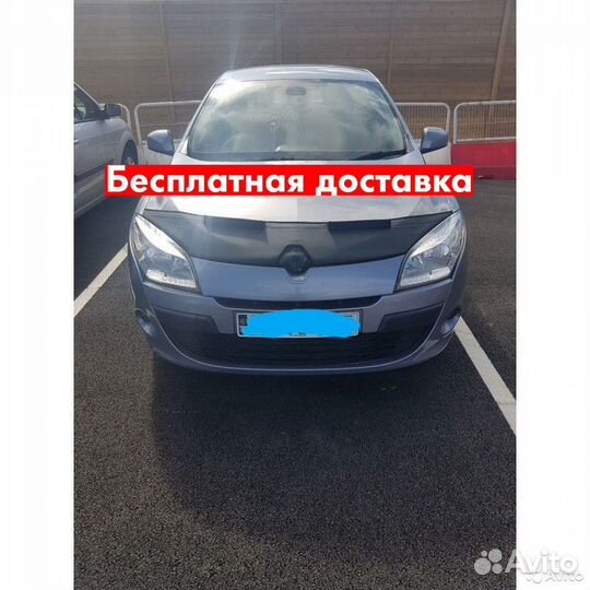 Дефлектор капота Renault Megane 3