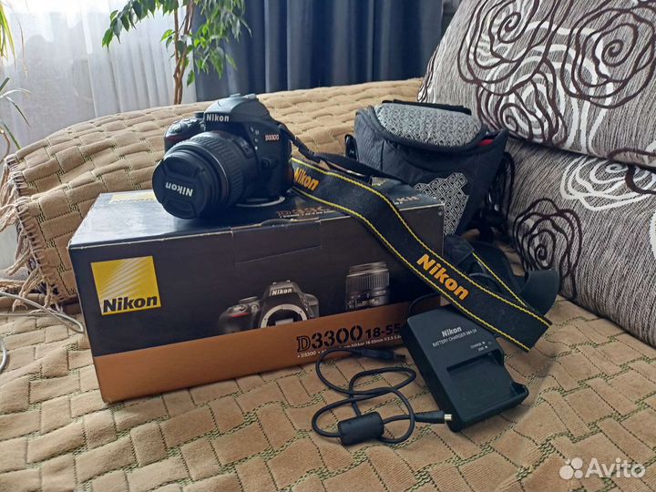 Зеркальный фотоаппарат nikon d3300 18-55ll kit