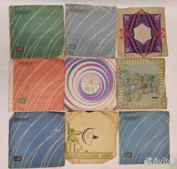 Виниловые пластинки СССР, 36 шт