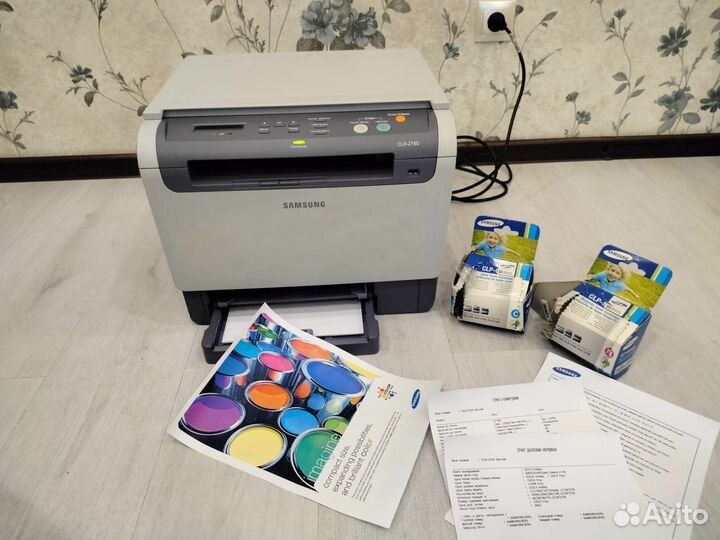 Цветной лазерный мфу Samsung clx-2160