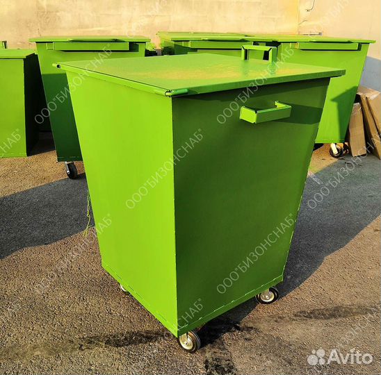 Мусорный бак 8м3, 1.1м3, 0.75 м3 J11557