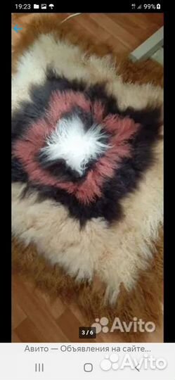 Ковёр из ламы 120/ 120