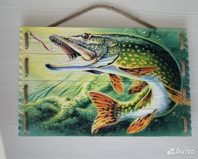 Картина на дереве 