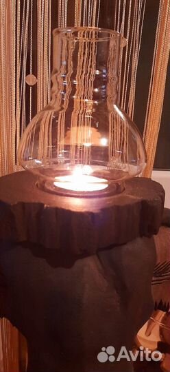 Подсвечник -шкатулка ручная работа из дерева