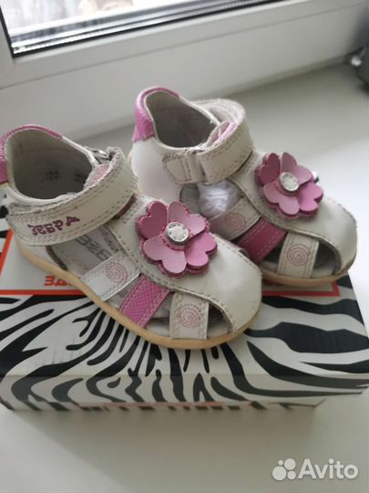 Сандалии для девочки 19 размер