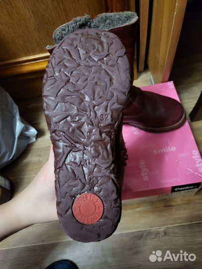 Ботинки зимние детские для девочки
