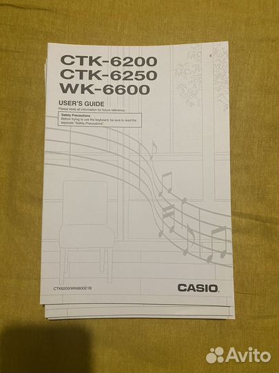 Синтезатор casio ctk 6200