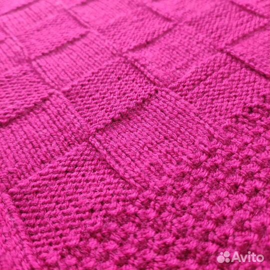 Плед детский вязаный