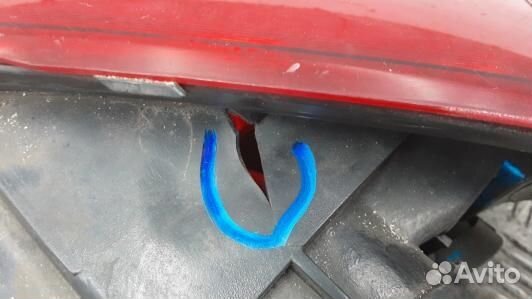 Фонарь задний левый renault megane 3 (93Y04MX01)