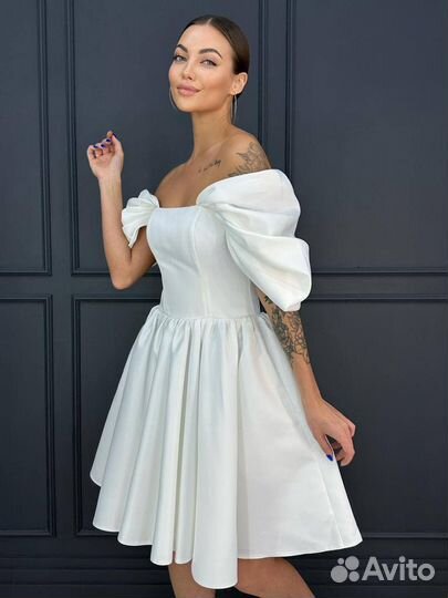 Вечернее свадебное платье