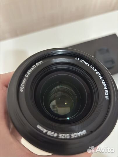 Объектив Viltrox 27mm f1.2 fuji x