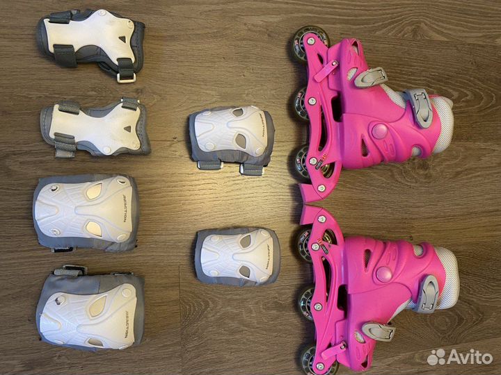 Ролики детские раздвижные Reaction Rock, 28-31