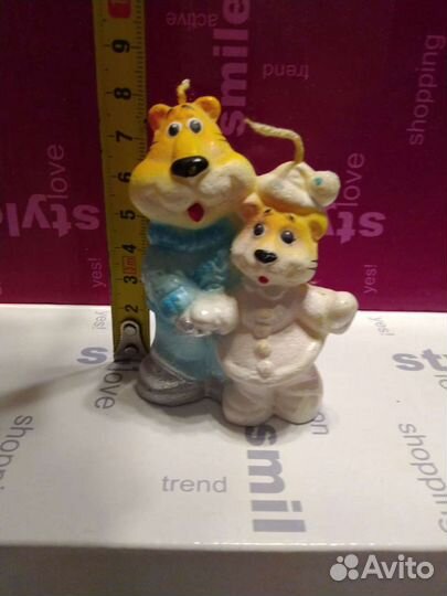 Свечи, подсвечник