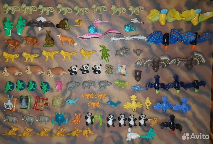 Киндер сюрприз натунс реалистичные милые звери