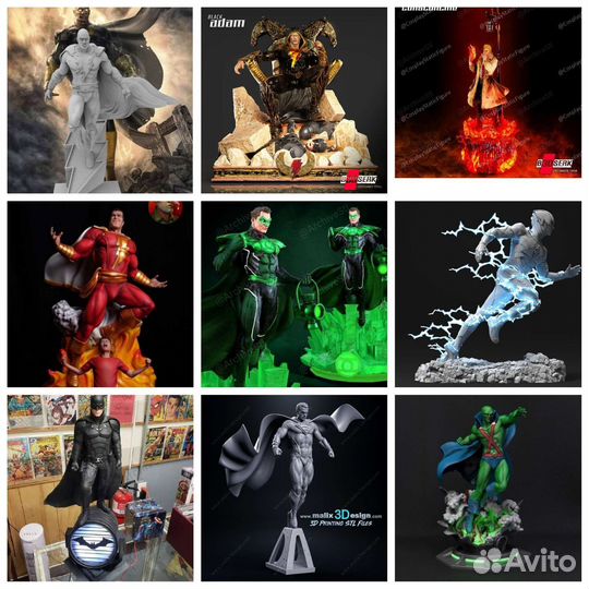 Много Фигурок из Dc комиксов