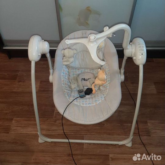 Детские электронные качели для новорожденных