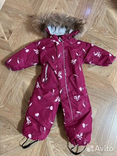 Зимний комбинезон для девочки 80(+6)