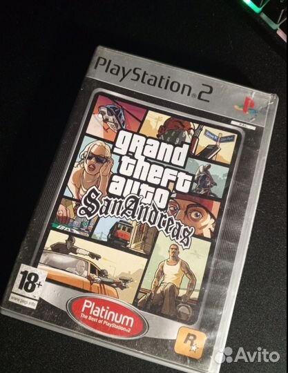 Диск Gta San andreas ps2