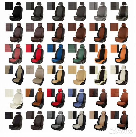 Чехлы на сидeния для Opel Zafira C 2012-2015