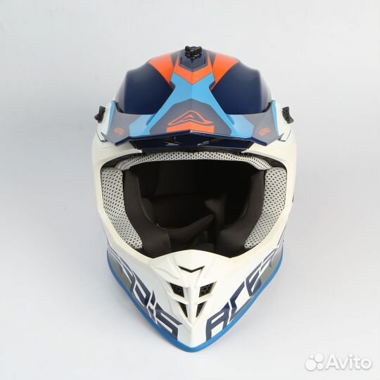 Шлем Acerbis Linear (Красный/Белый, S)