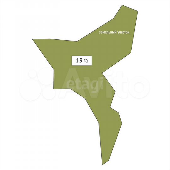 Участок 1,9 га (СНТ, ДНП)