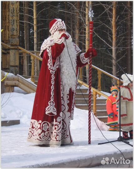 Костюм деда мороза и снегурочки. Доставка