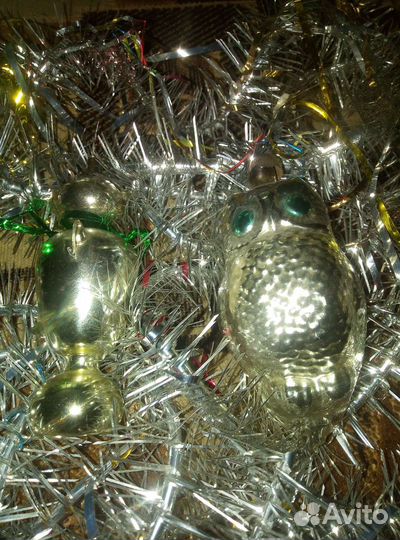 Елочные игрушки СССР