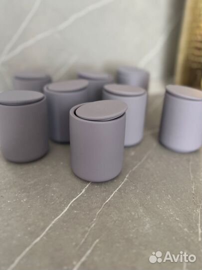 Стакан для свечи из гипса