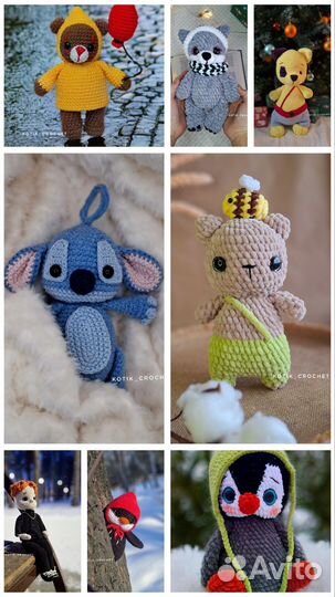 Вязание мягких игрушек ручной работы