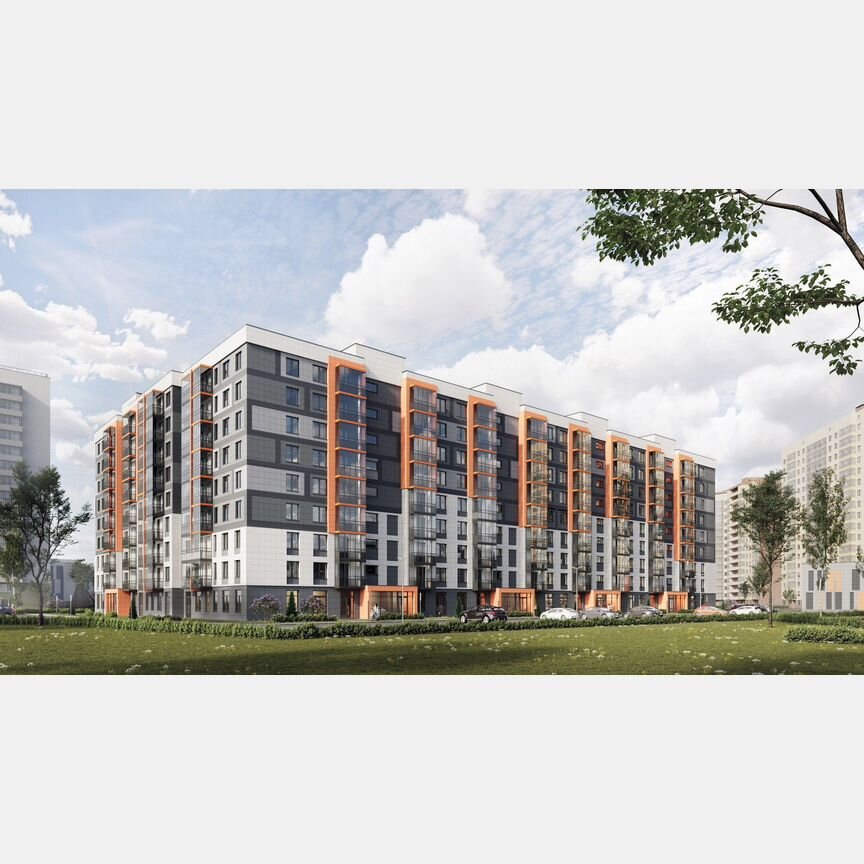 2-к. квартира, 60,7 м², 3/9 эт.