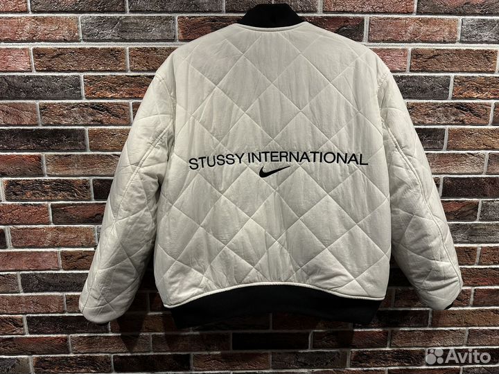 Бомбер Nike x Stussy Оригинал (Poizon)