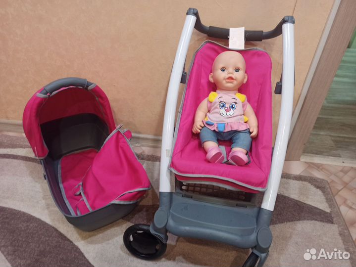 Коляска для кукол 3 в 1