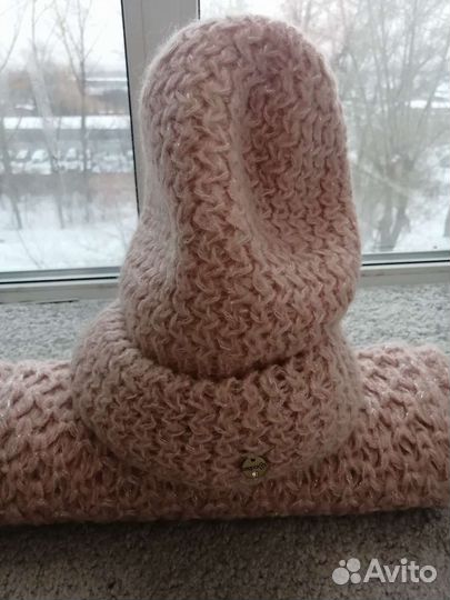 Комплект шапка и снуд