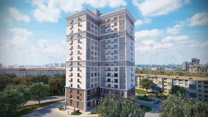 2-к. квартира, 61 м², 11/16 эт.