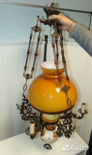 Большая люстра (бронза)