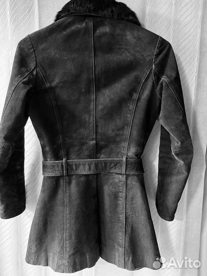 Пальто кожанное Authentic clothing company