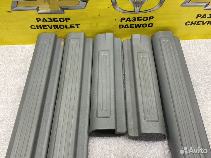 Накладки на порог (внутренняя) Chevrolet Lacetti
