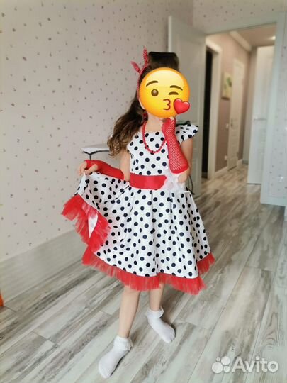 Платье стиляги для девочки