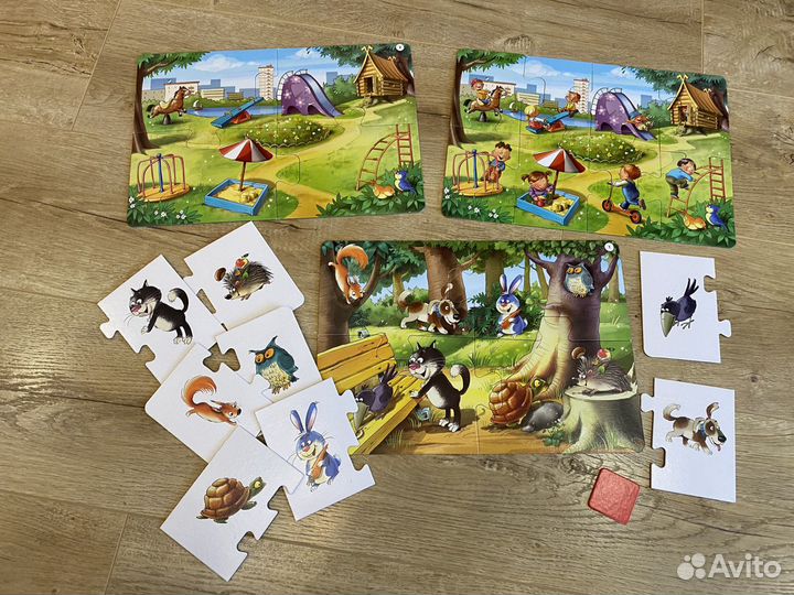 Напольное пазл-лото