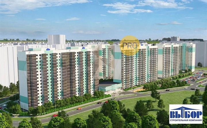 1-к. квартира, 37,9 м², 8/17 эт.