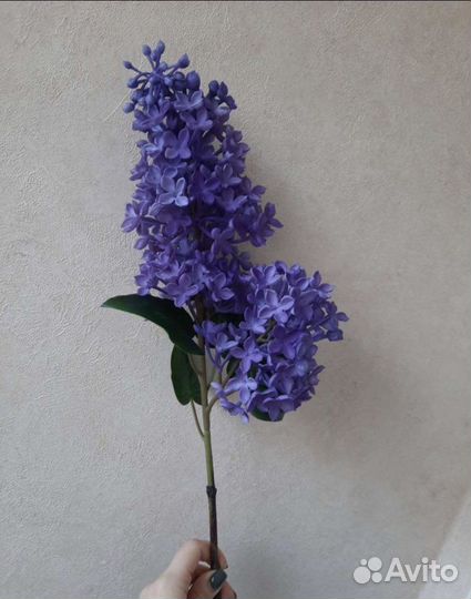 Сирень из силикона для декора дома