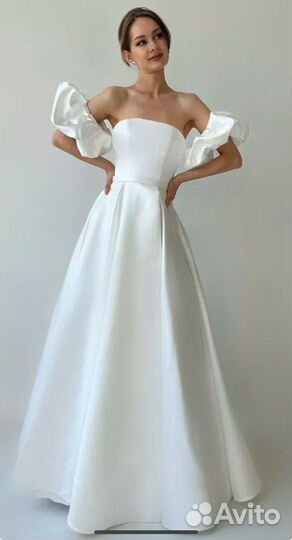 Свадебное платье 42р новое