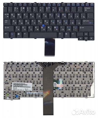 Клавиатура HP Compaq NC4000 NC4010 черная