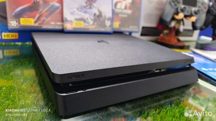 PS4 Slim 1TB(2208-2021) 2 Геймпада/3Диска Хит