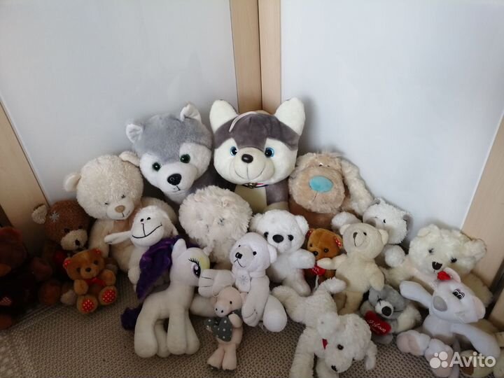 Игрушки пакетом белая коллекция